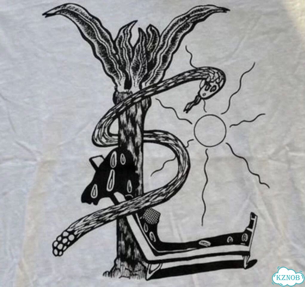 На Руках Футболка Yves Saint Laurent Snake Logo фото 2