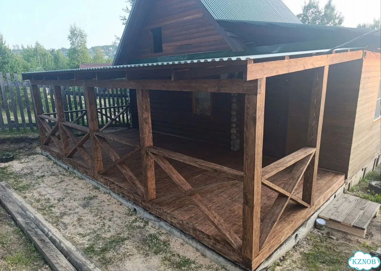 Строительство пристроек к дому, террас и веранд фото 8