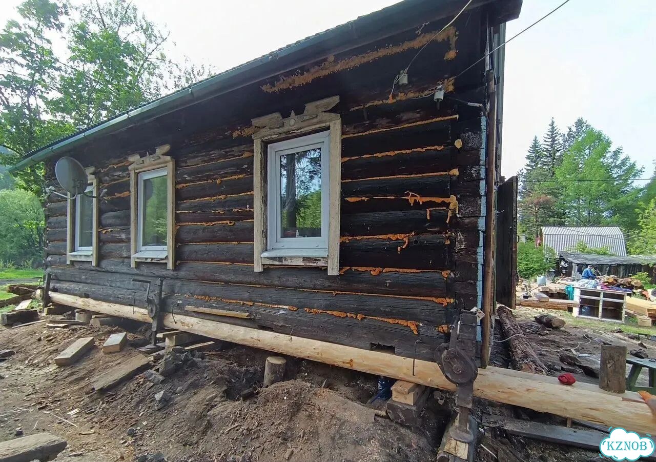 Замена сгнивших венцов, ремонт полов, лаг и балок фото 4