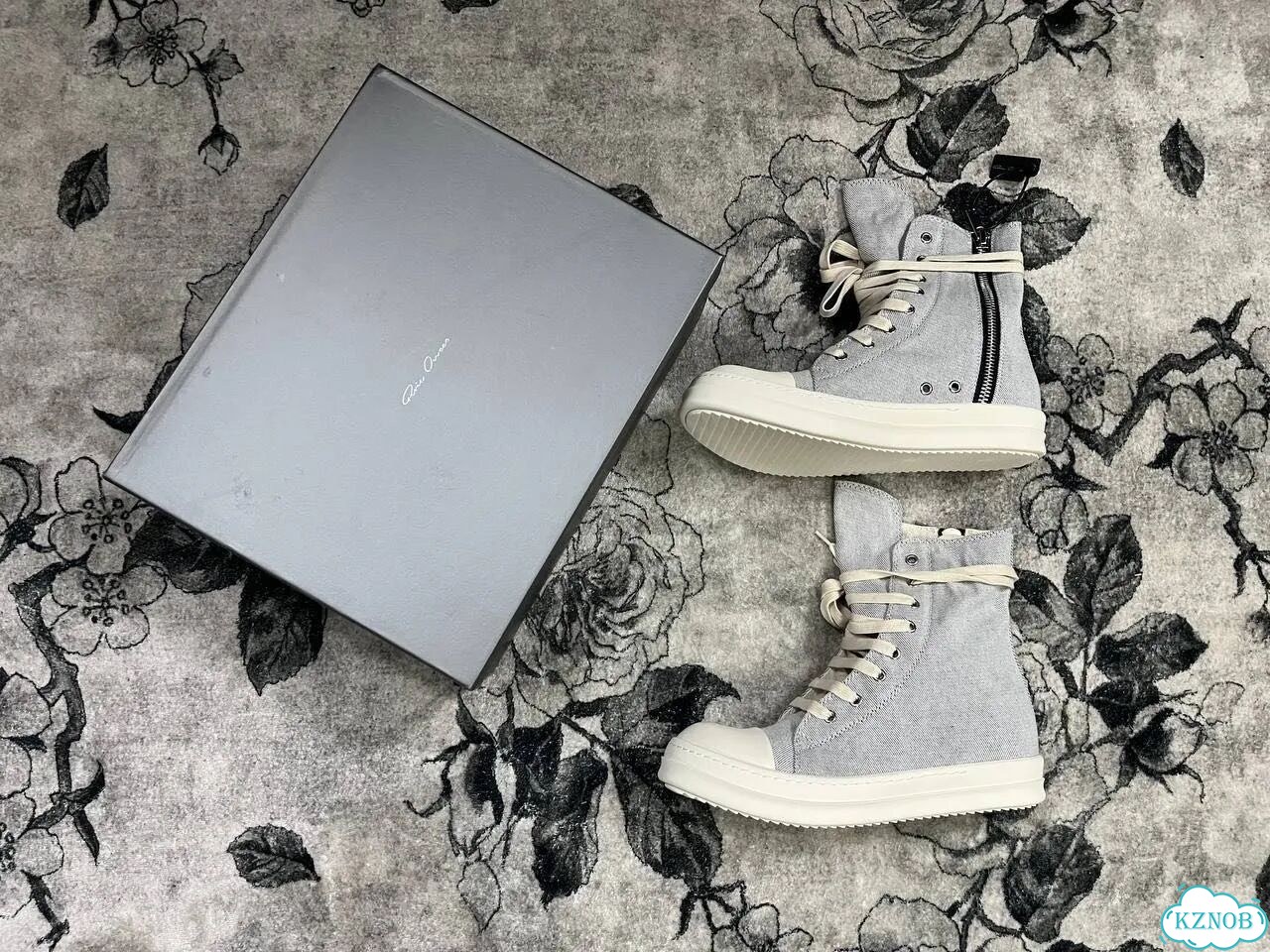 Кеды Rick Owens Ramones Grey новинка (38-44) фото 1