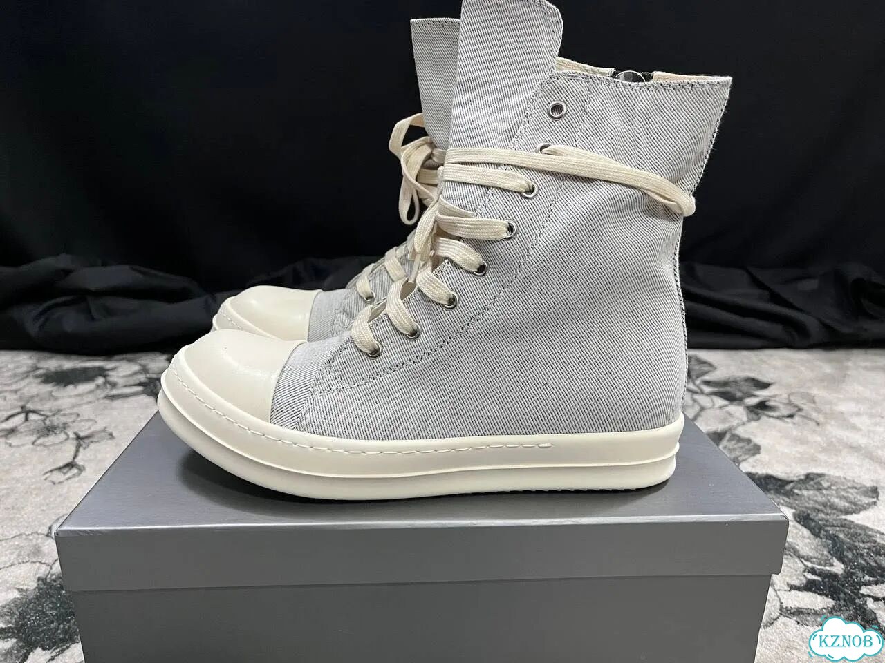 Кеды Rick Owens Ramones Grey новинка (38-44) фото 2