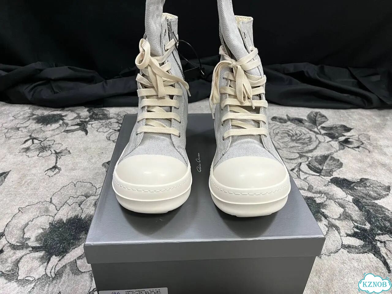 Кеды Rick Owens Ramones Grey новинка (38-44) фото 3