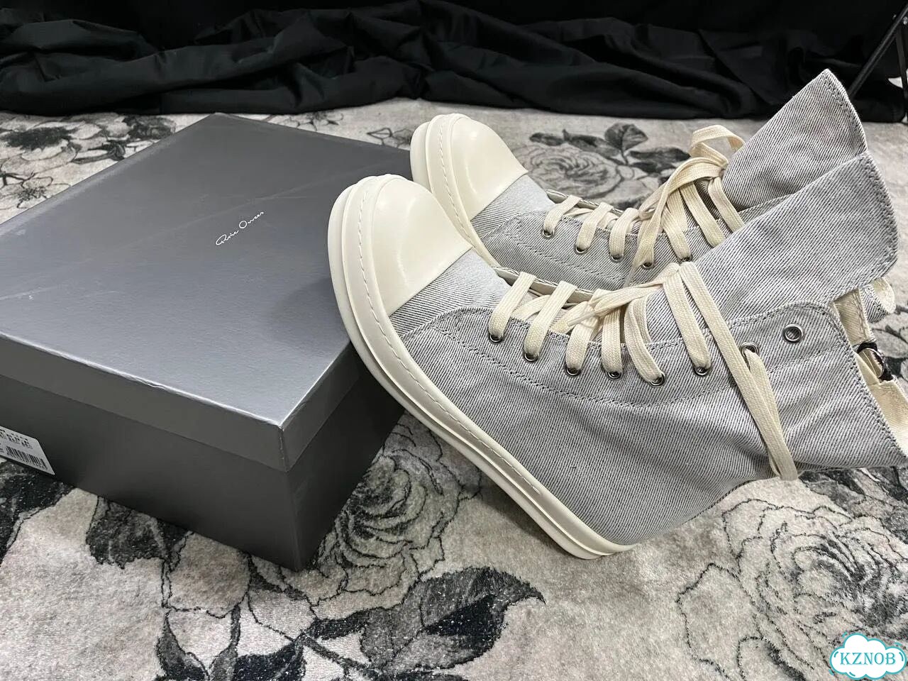 Кеды Rick Owens Ramones Grey новинка (38-44) фото 4