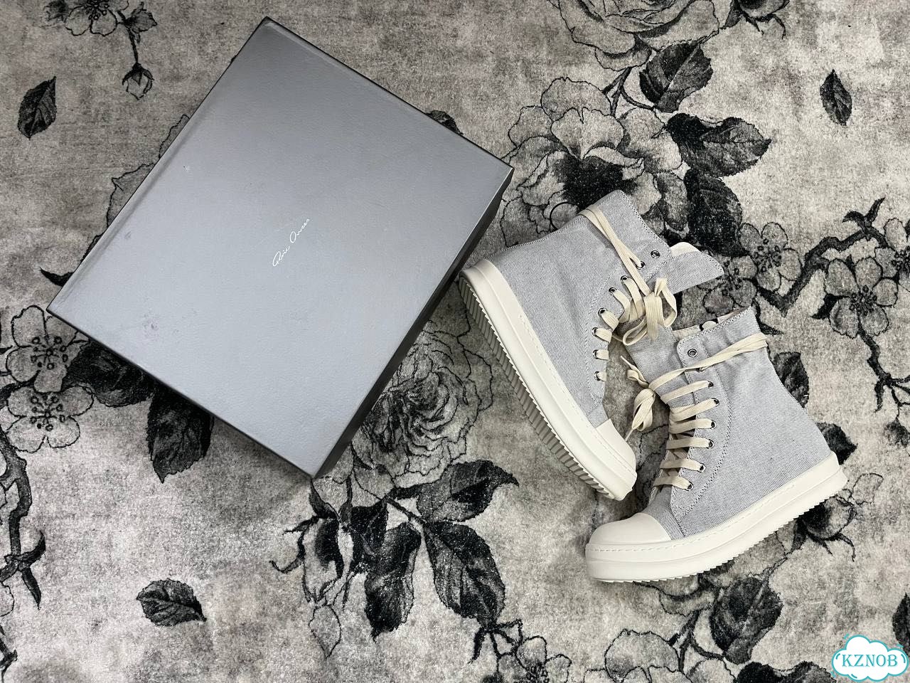 Кеды Rick Owens Ramones Grey новинка (38-44) фото 5