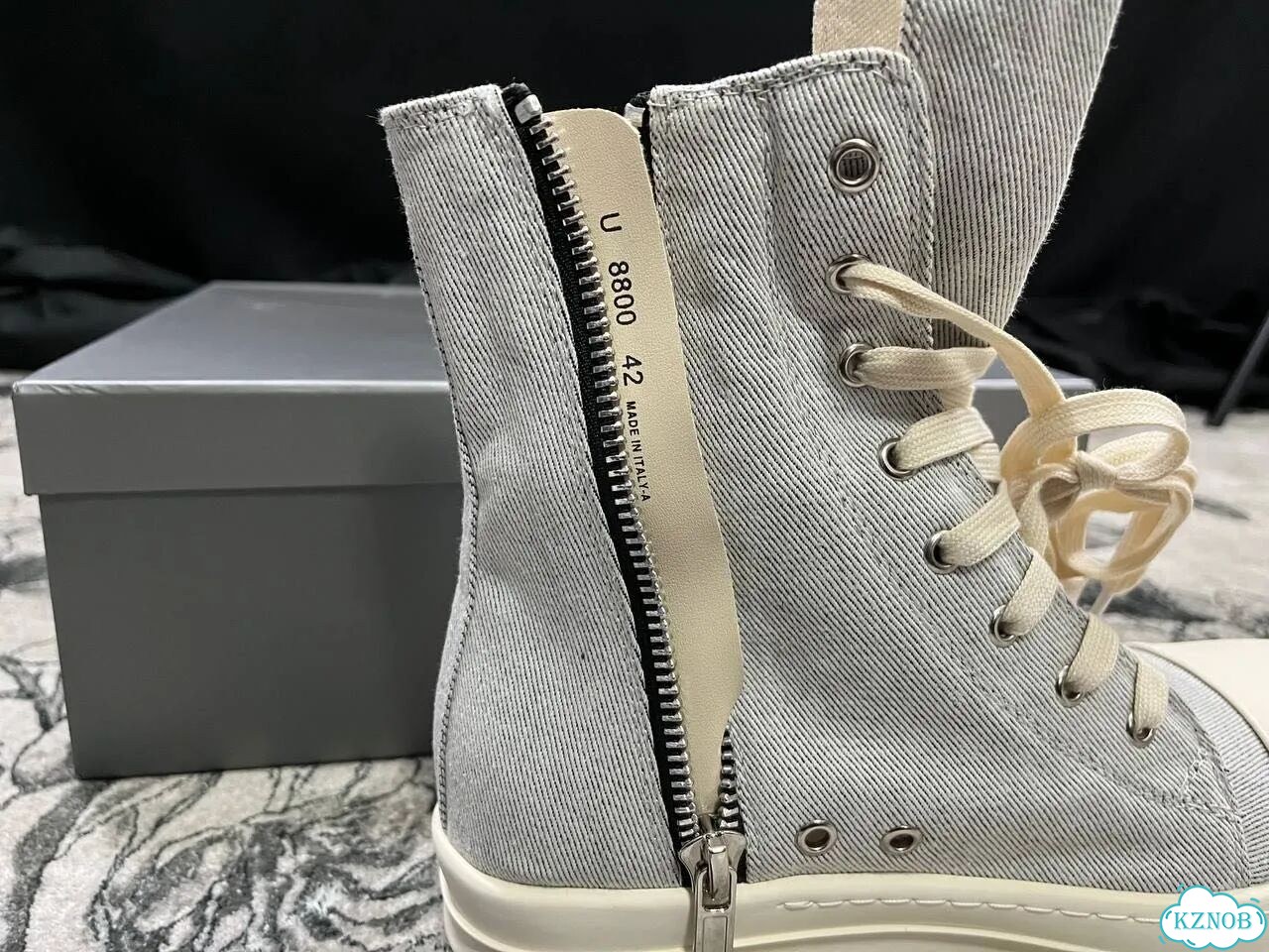 Кеды Rick Owens Ramones Grey новинка (38-44) фото 7
