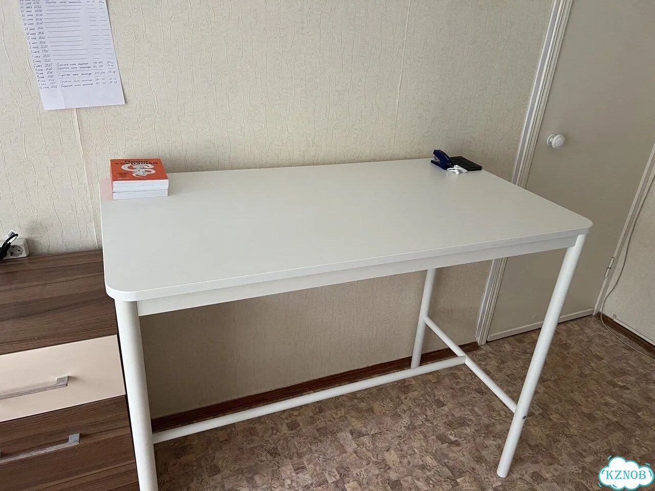 Письменный стол для работы стоя IKEA (белый) фото 2