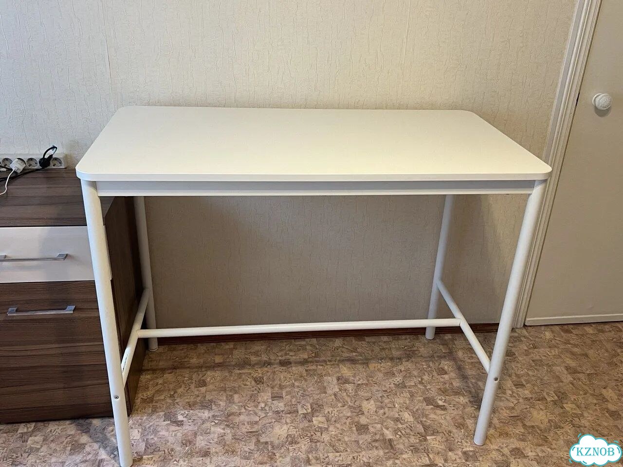 Письменный стол для работы стоя IKEA (белый) фото 3