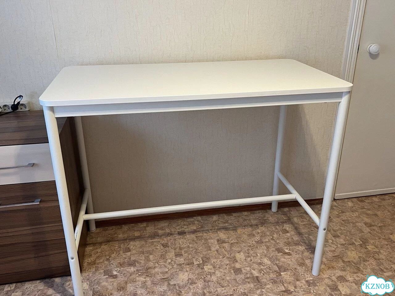 Письменный стол для работы стоя IKEA (белый) фото 4