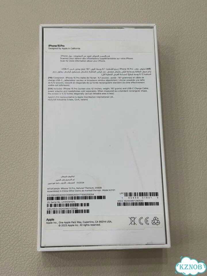 iPhone 15 Pro, 256 ГБ, SIM + eSIM фото 5