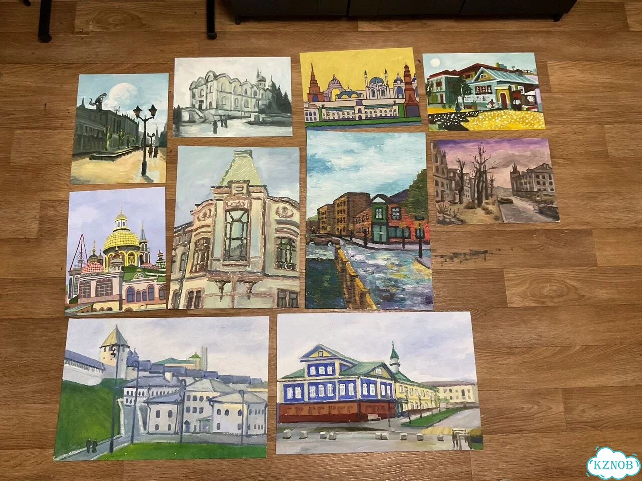Рисунки и картина на плотной бумаге (а4, а3, а2) фото 1