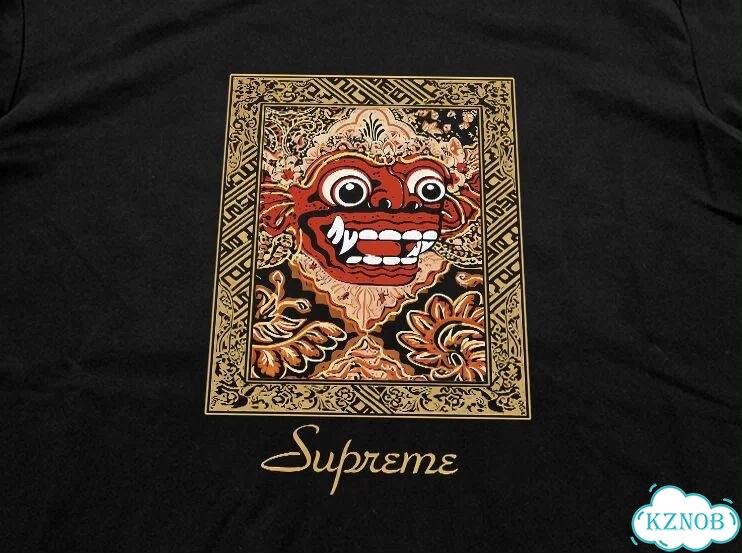 Лонгслив черный Supreme ss21 week 14 Barong Patch DAC0104 streetwear vintage фото 4