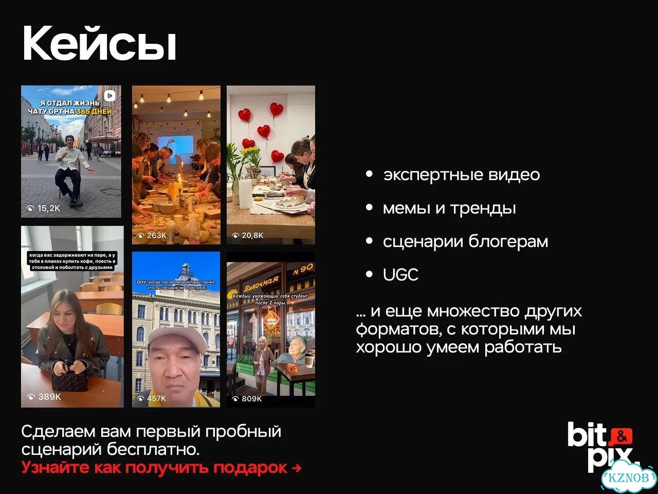 Напишем сценарий Reels/TikTok — или вернём деньги фото 4