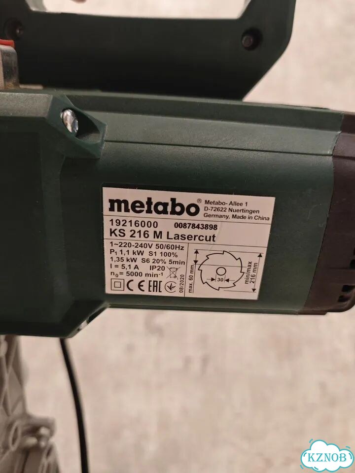 Торцовочная пила Metabo KS 216 M Lasercut фото 2