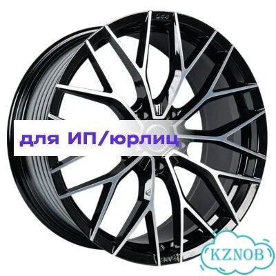 Inch 9,5x21/5x112 ET37 D66,6 GA8532 Gloss Black Machined Face (ZJH) фото 1