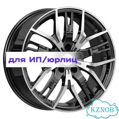 IFree 7x17/5x110 ET35 D65,1 Аскет (кс1072) Блэк Джек фото 1