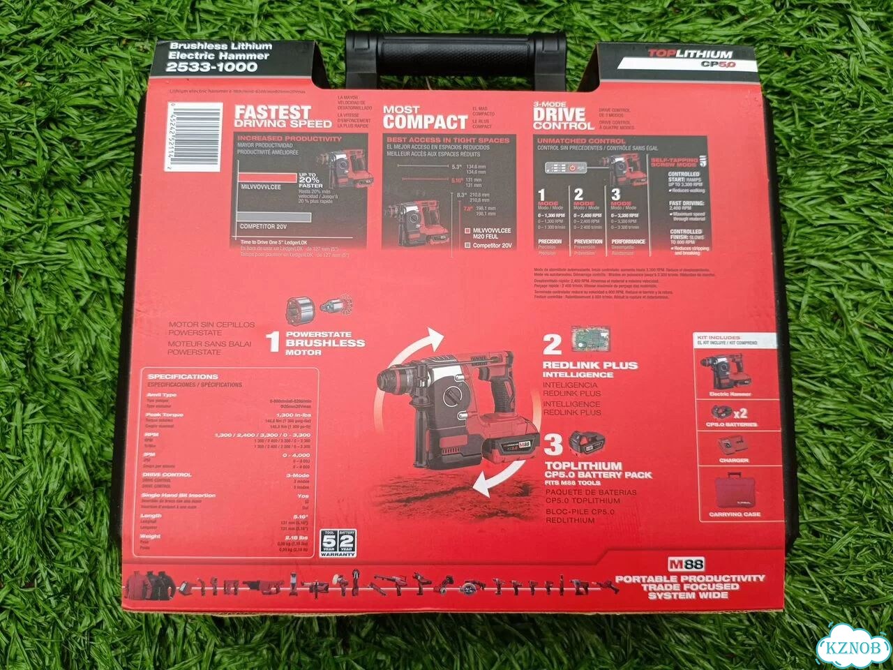 Перфоратор аккумуляторный Milwaukee 21V бесщеточный SDS-Plus фото 8