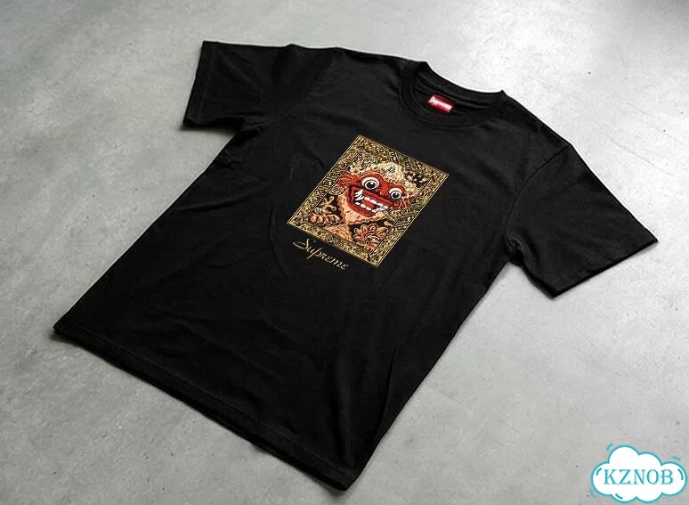 Футболка черная Supreme ss21 week 14 Barong Patch DAC0104 streetwear vintage фото 2