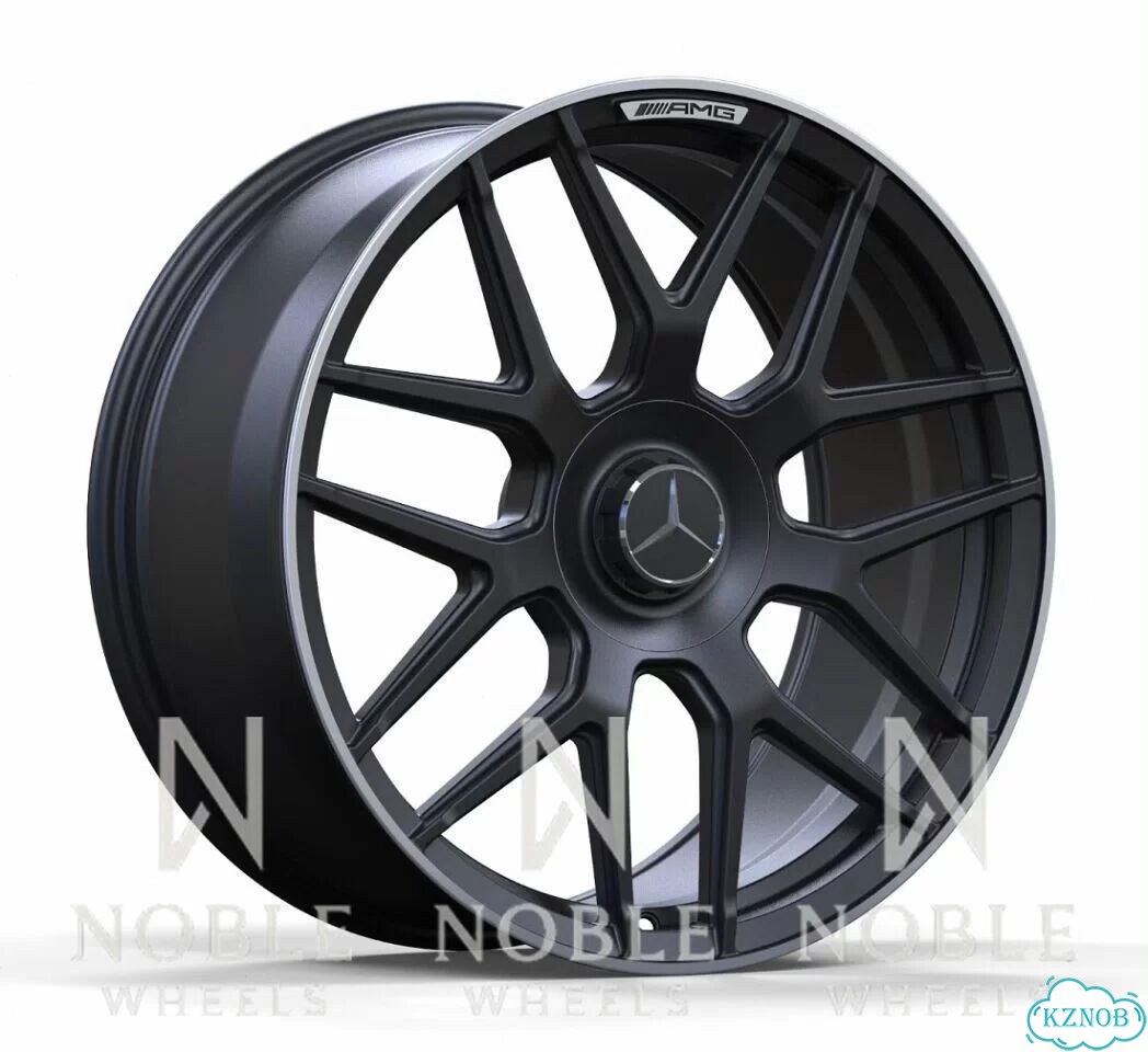Кованые диски R19 Satin Black для Mercedes AMG фото 3