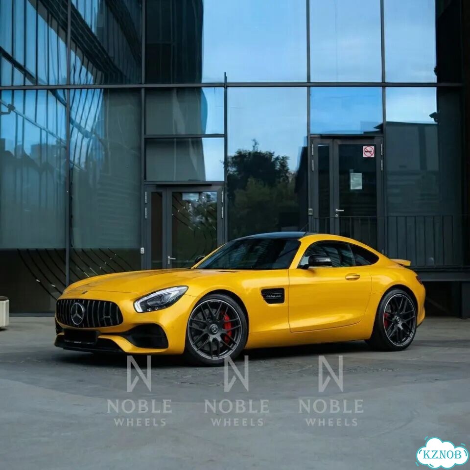 Кованые диски R19 Satin Black для Mercedes AMG фото 6