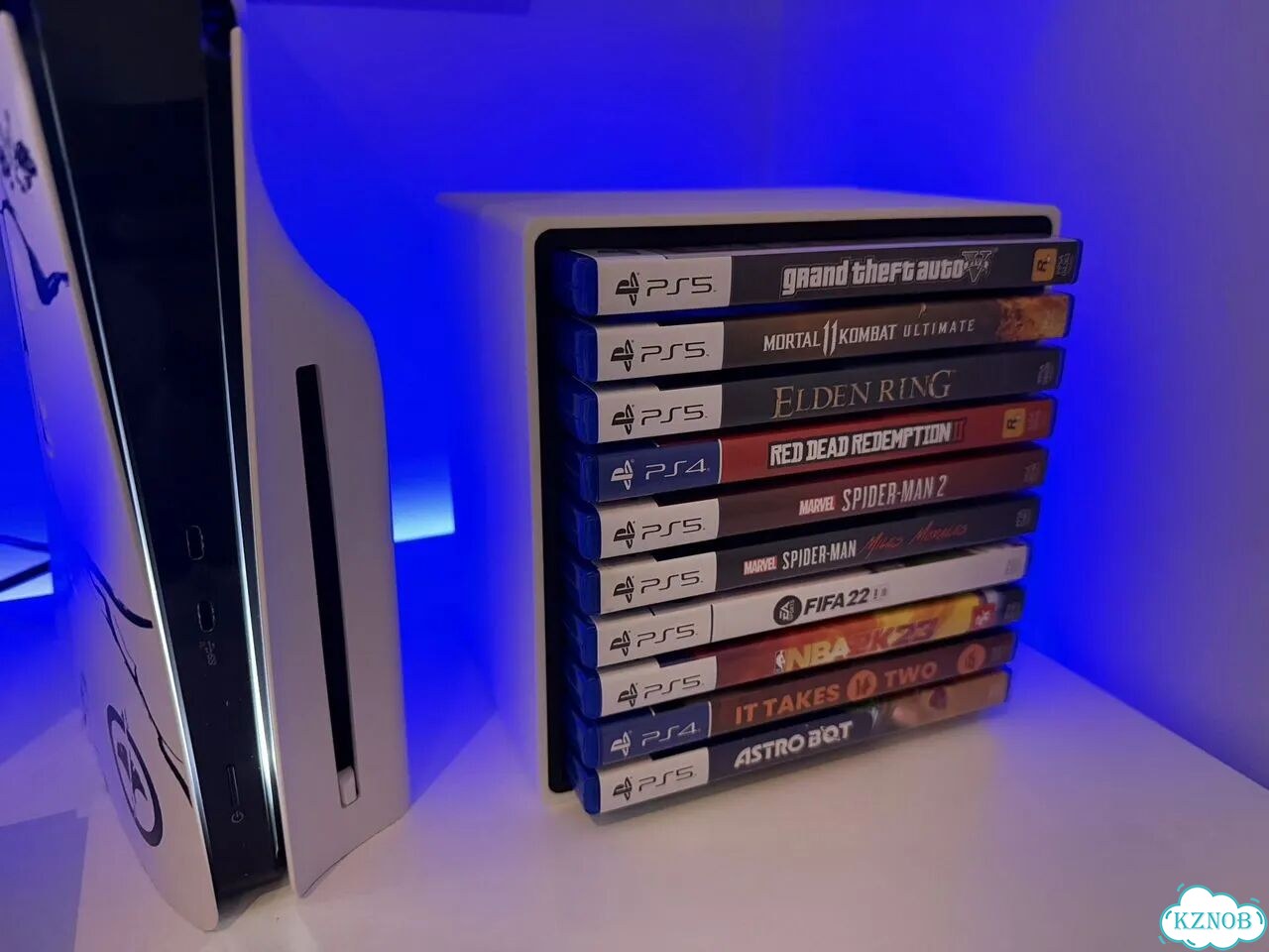 Стильный органайзер для дисков, подставка PS5, PS4 фото 4