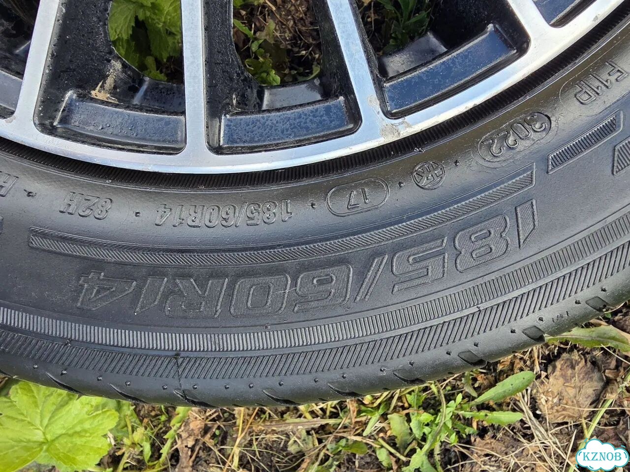 Комплект литых дисков R14 с резиной 185/60 R14 фото 2