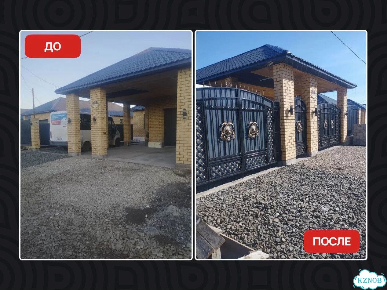 Кованые ворота под ключ фото 9