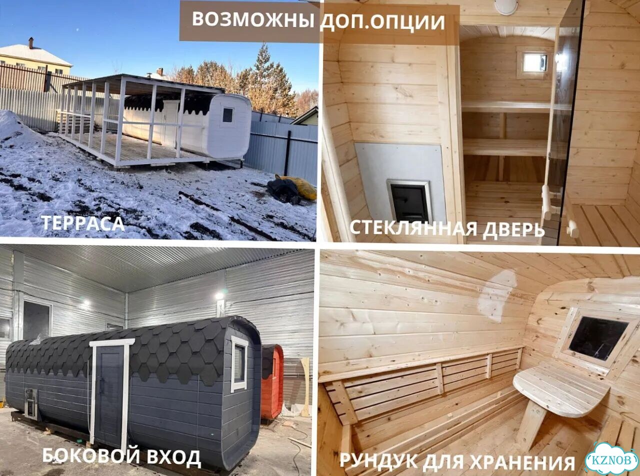 Баня бочка квадро фото 7