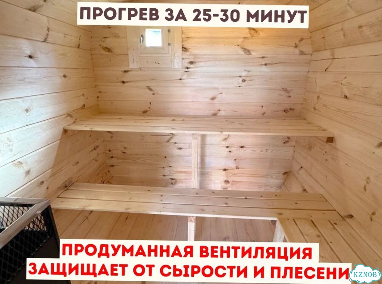 Баня-бочка под ключ фото 6