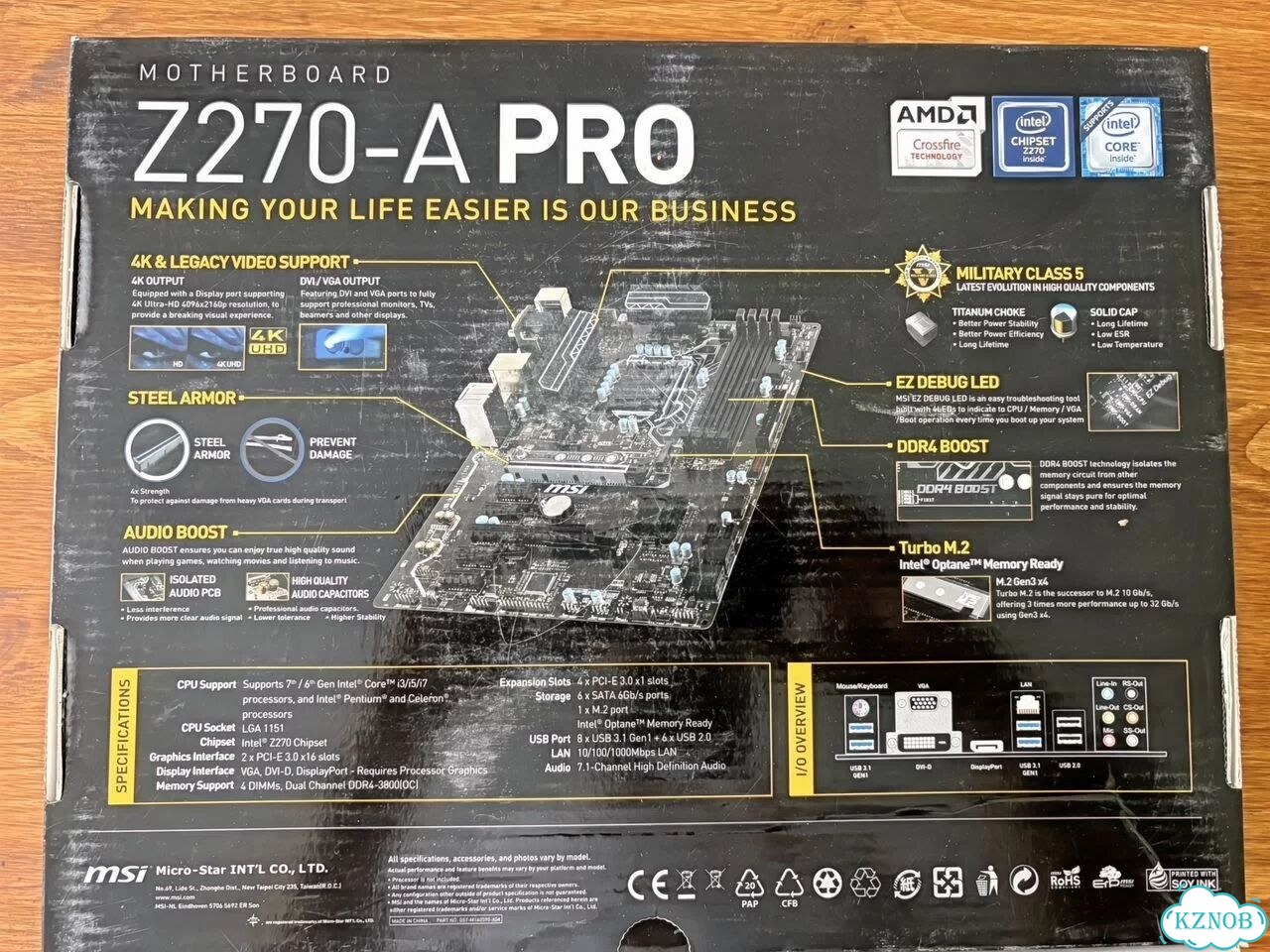 Материнская плата msi Z270-A PRO фото 2