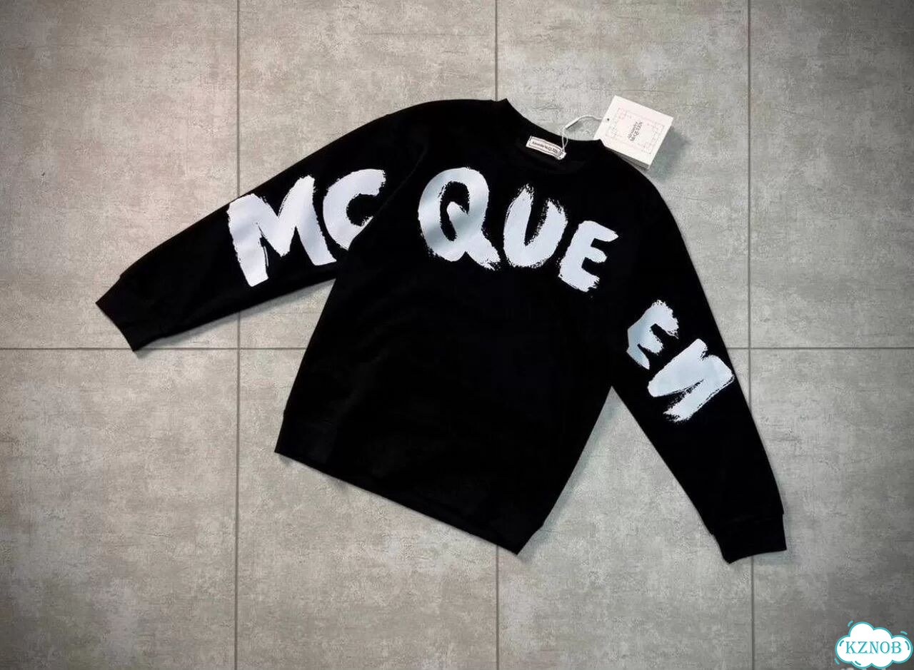 Лонгслив McQueen черный фото 1