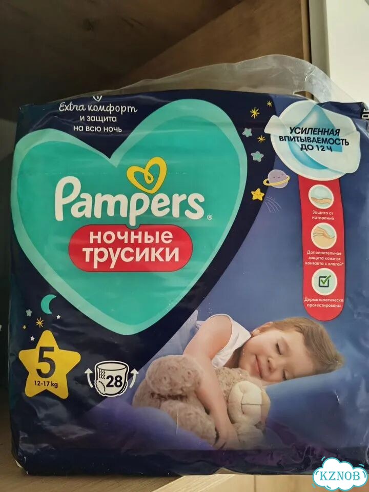 Ночные Pampers 5 размер 28 штук фото 1