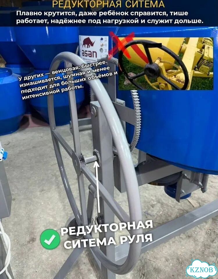 Оптом Бетономешалка 280л от цеха Казань фото 3