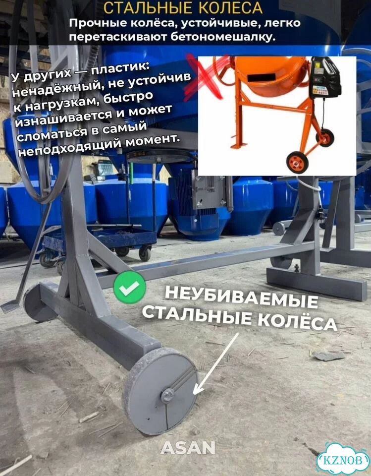 Оптом Бетономешалка 280л от цеха Казань фото 7