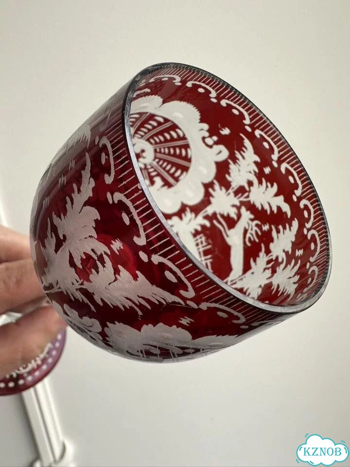 Фужер антикварный Охота Эгерманн фото 4
