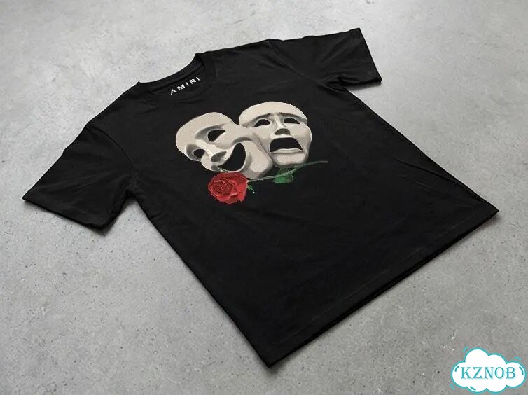 Футболка черная Amiri production DAC0117 luxury archive фото 3