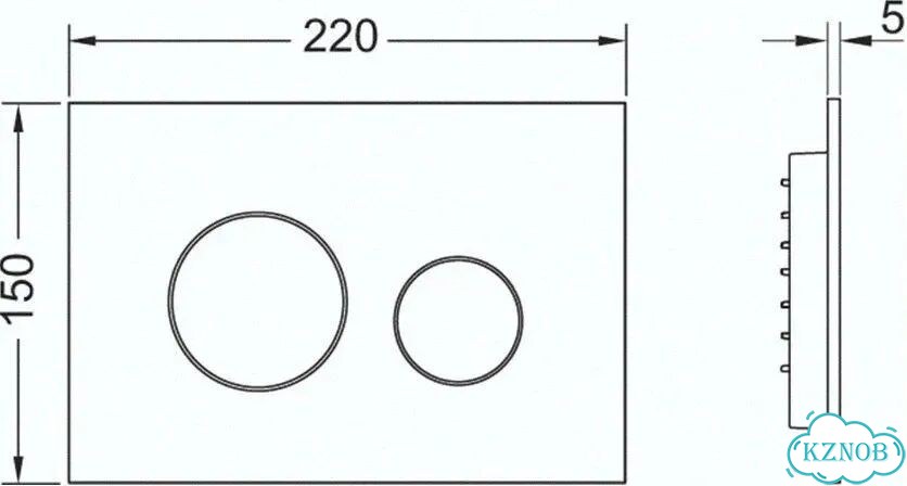 Кнопка смыва tece Loop 2.0 9240921 хром фото 4