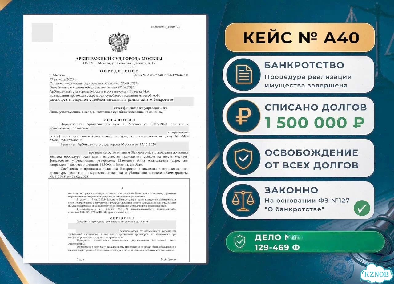 Банкротство физических лиц — выход из долгов фото 5