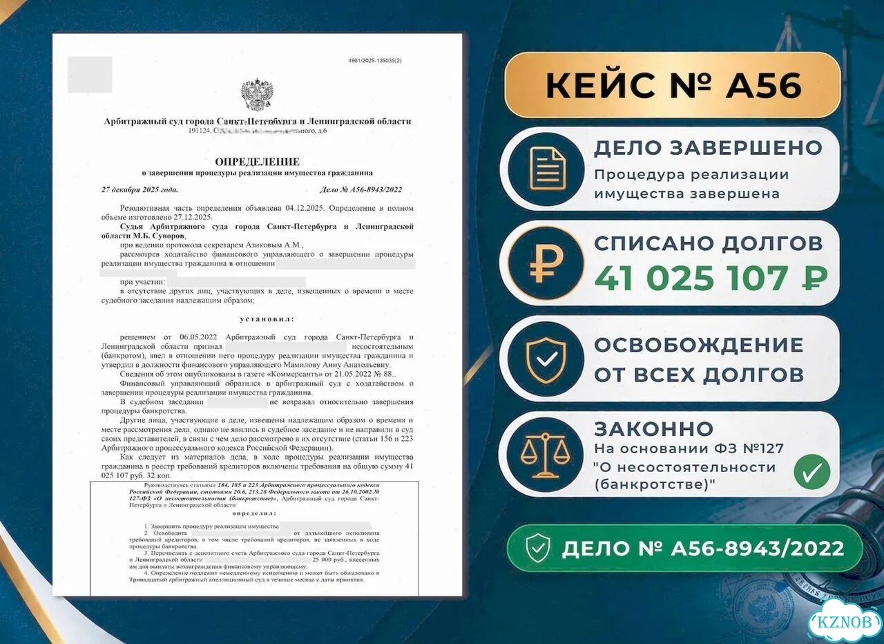 Банкротство физических лиц — выход из долгов фото 6