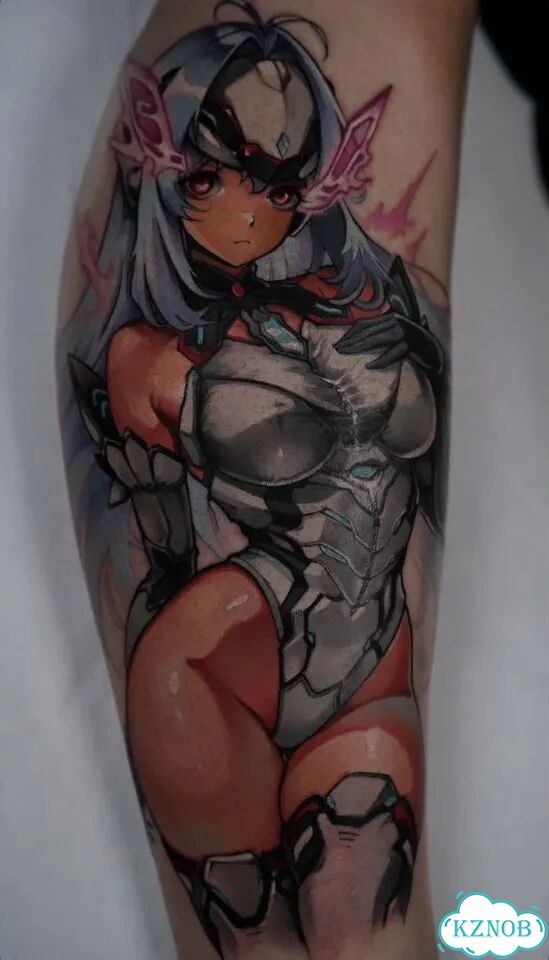Anime tattoo Аниме татуировка фото 6