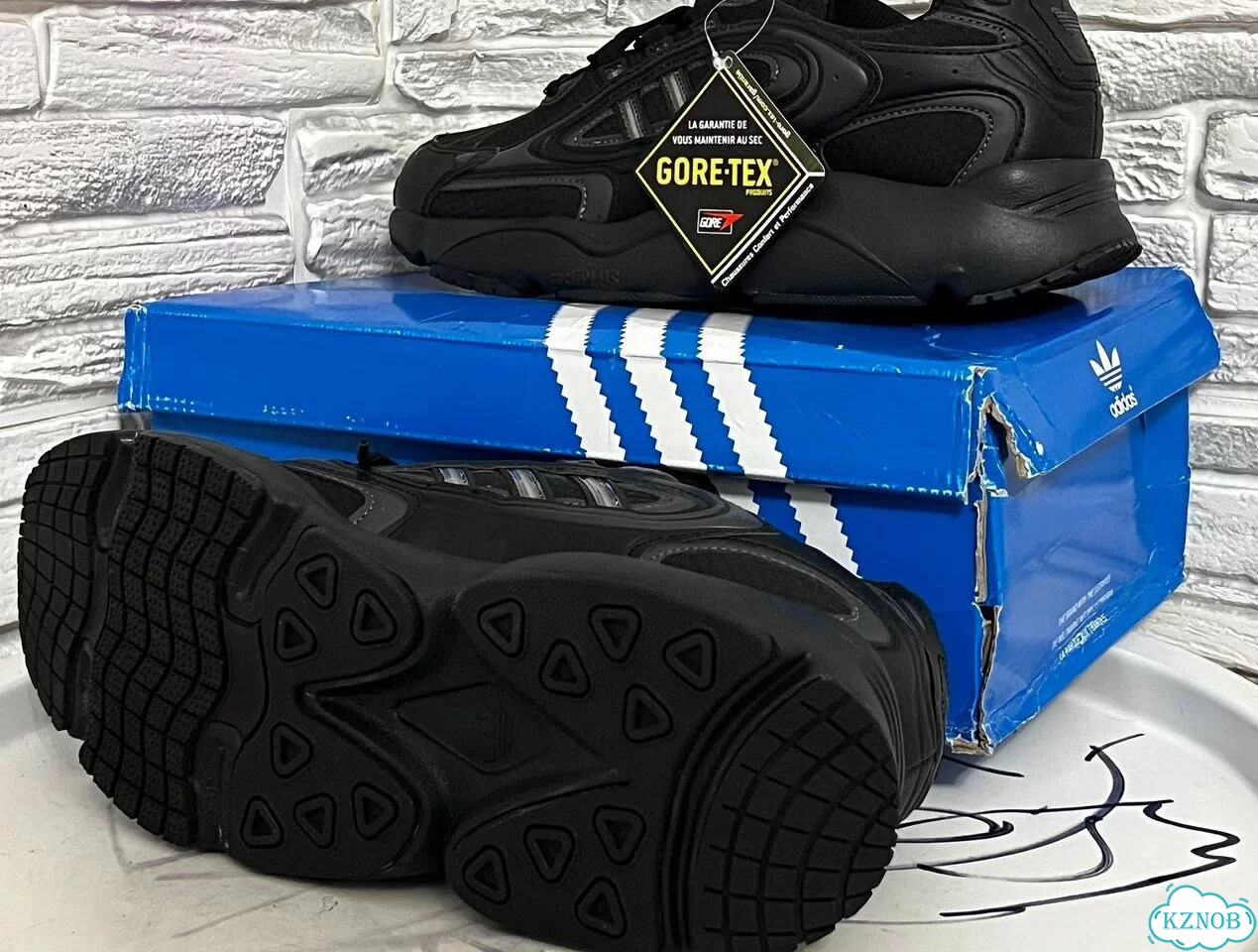 Черные Adidas Ozmillen GoreTex 41/42/43/44/45 фото 2