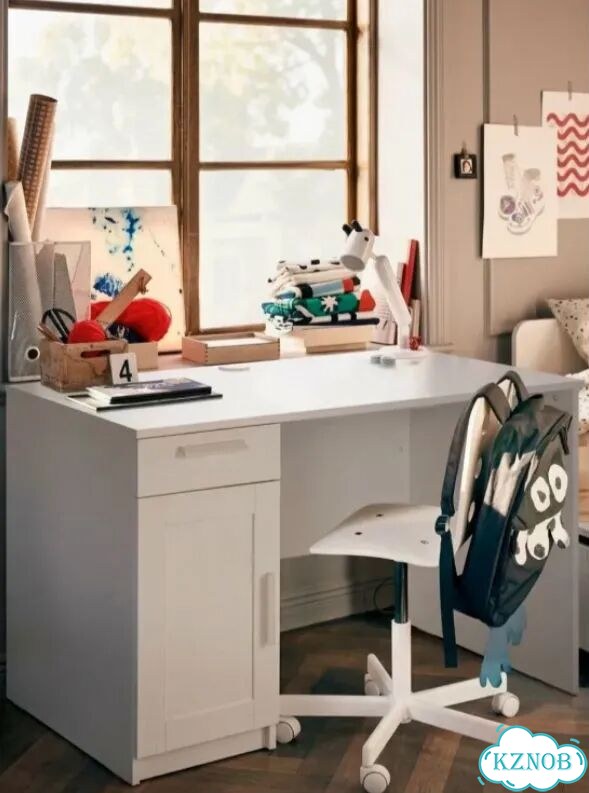 Стол письменный, IKEA Brimnes, 65x120х75 см,белый фото 4