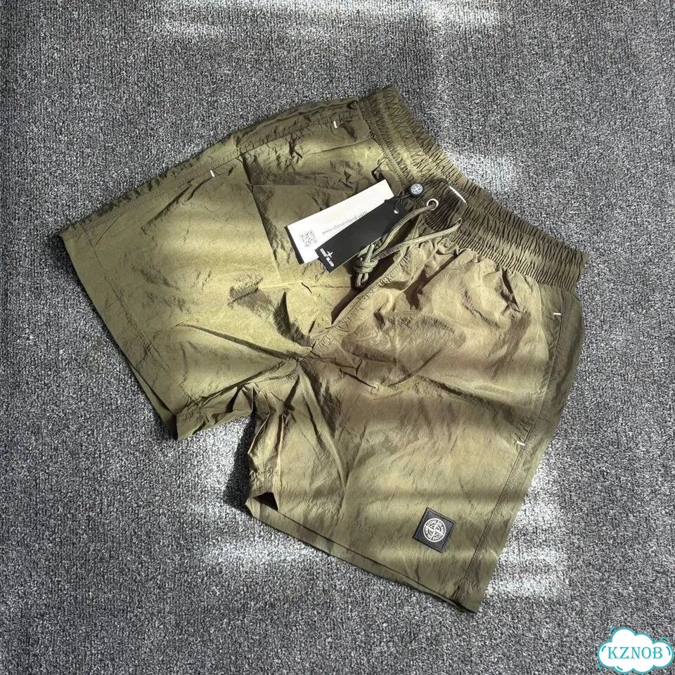 Stone island шорты темно-зеленые фото 3