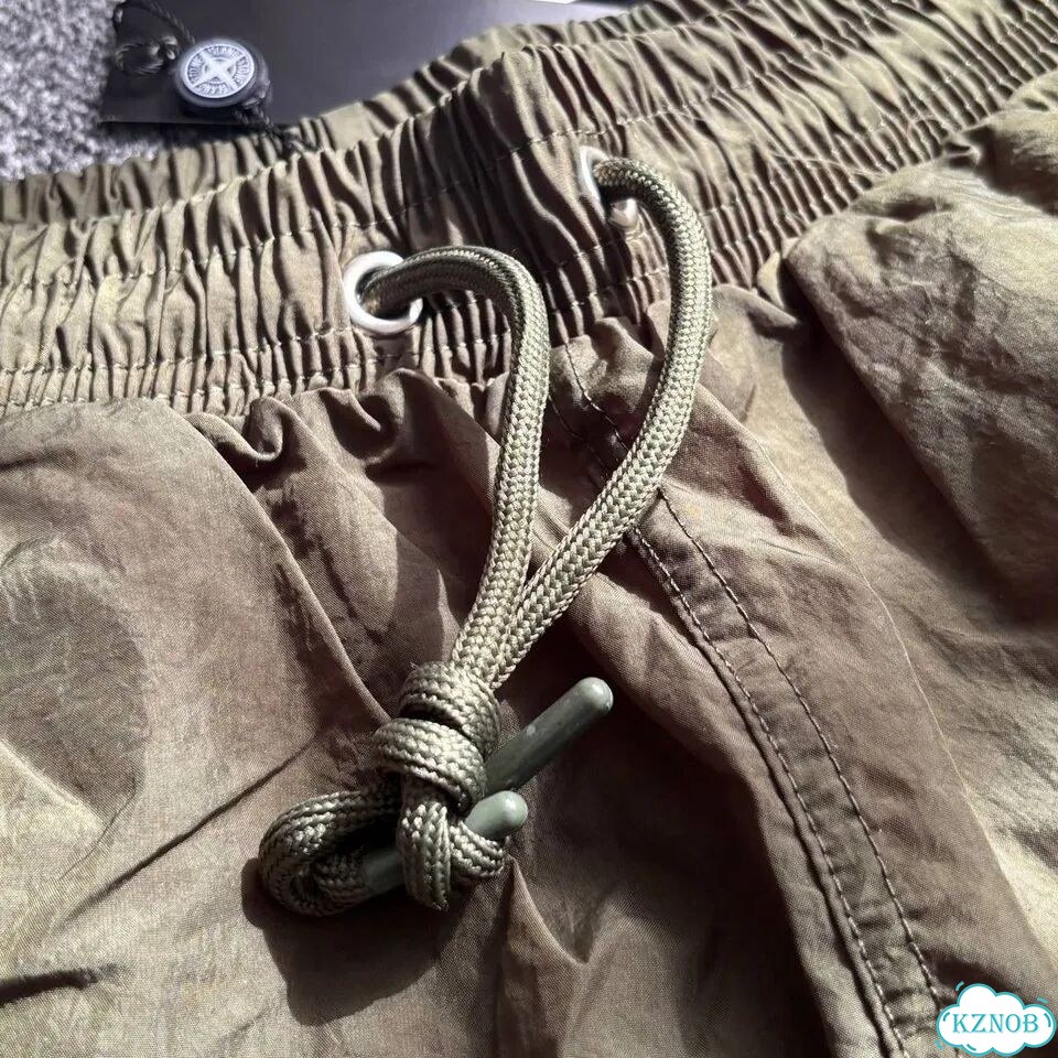 Stone island шорты темно-зеленые фото 6