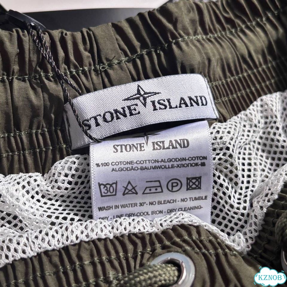 Stone island шорты темно-зеленые фото 9