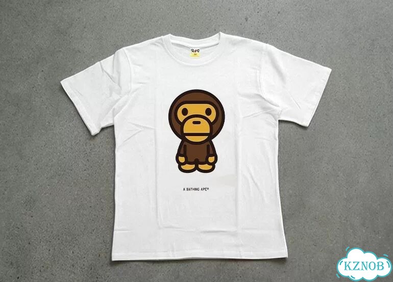 Футболка белая Bape Baby Milo DAC0120 streetwear vintage фото 1